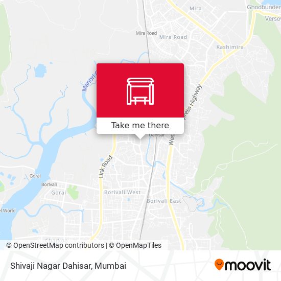 Shivaji Nagar Dahisar map