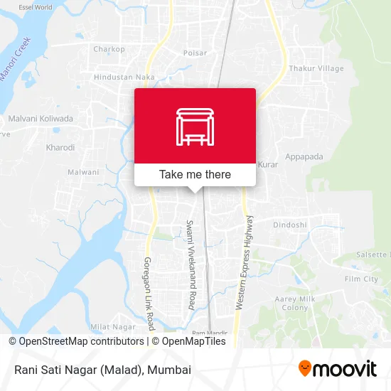 Rani Sati Nagar (Malad) map