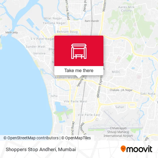 Shoppers Stop Andheri map