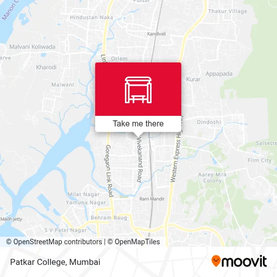 Patkar College map