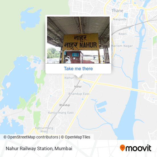 Nahur Railway Station map