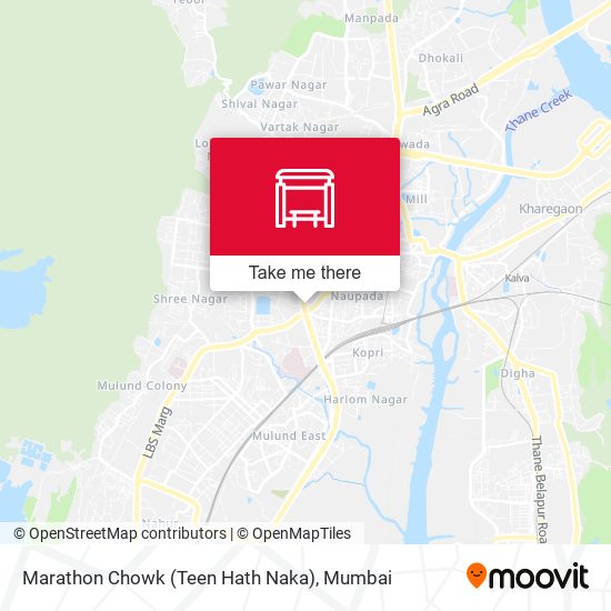 Marathon Chowk (Teen Hath Naka) map