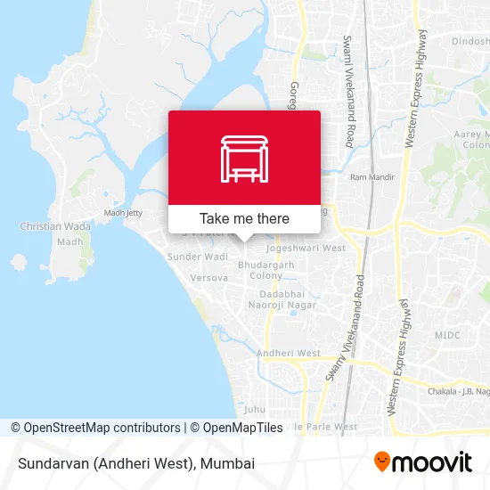 Sundarvan (Andheri W) map