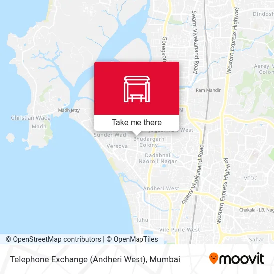 Telephone Exchange (Andheri W) map