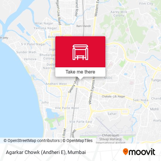 Agarkar Chowk (Andheri E) map