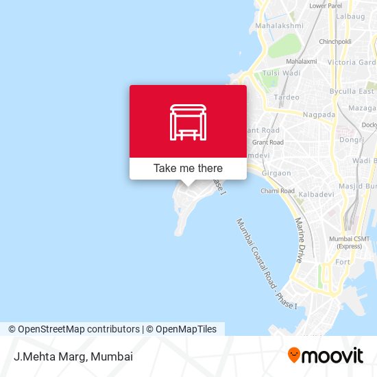 J.Mehta Marg (Nepean Sea Road) map