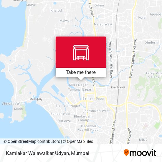 Kamlakar Walawalkar Udyan map