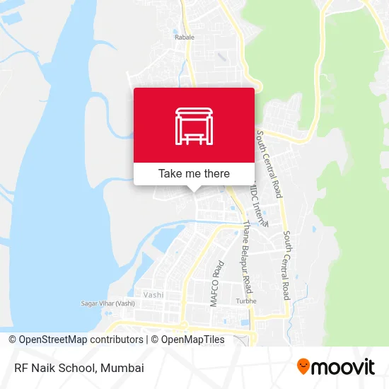 RF Naik School map