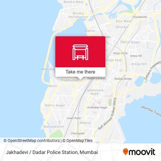 Jakhadevi / Dadar Police Station map