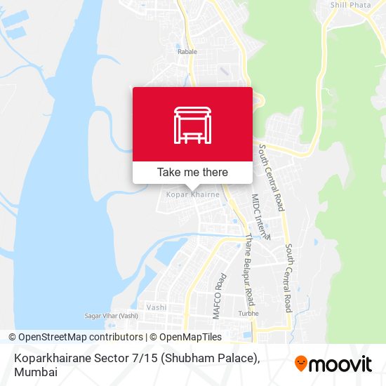 Koparkhairane Sector 7 / 15 (Shubham Palace) map