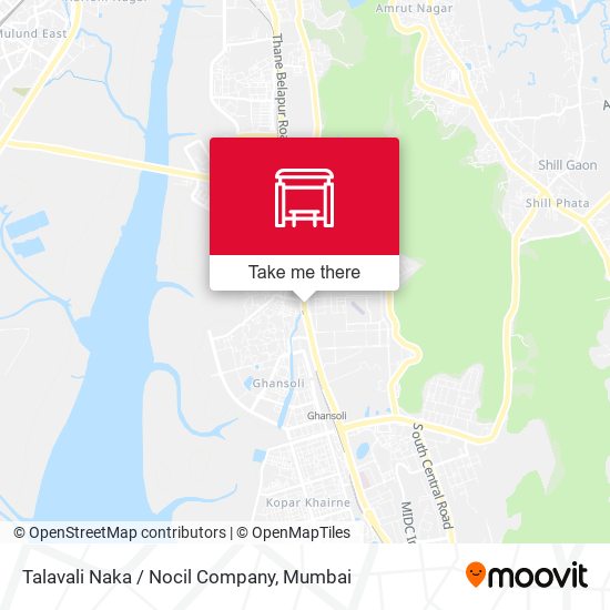Talavali Naka / Nocil Company map