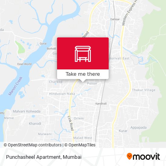 Punchasheel Apartment map