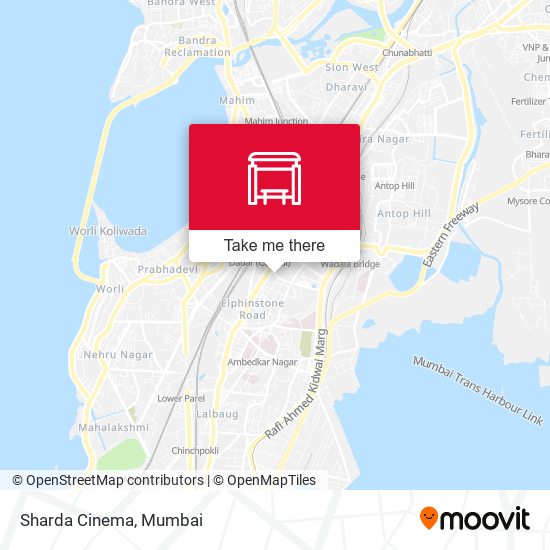 Sharda Cinema map