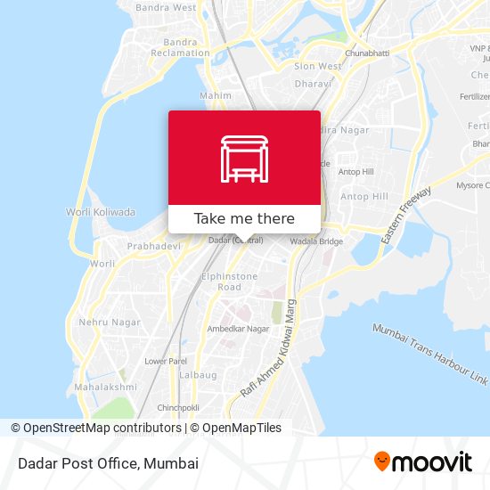 Dadar Post Office map