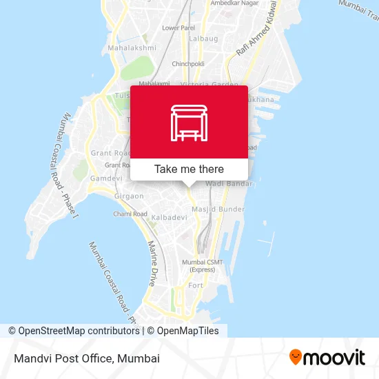 Mandvi Post Office map