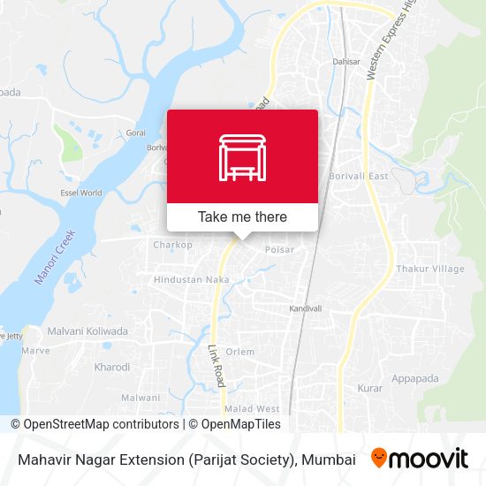 Mahavir Nagar Extension (Parijat Society) map