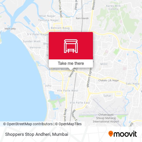 Shoppers Stop Andheri map