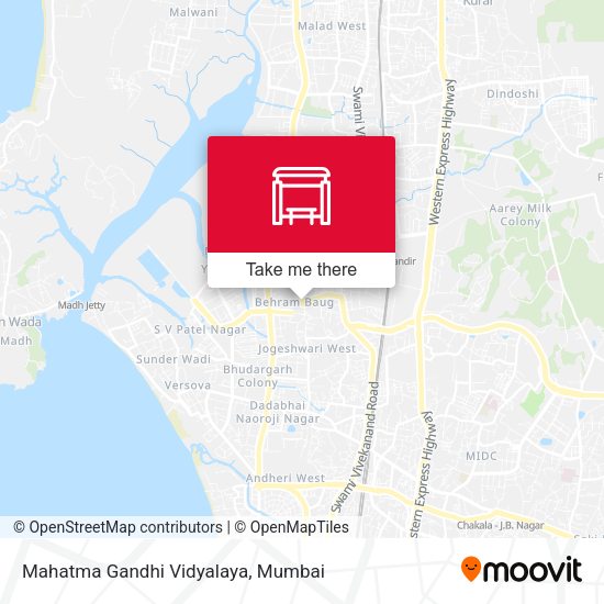 Mahatma Gandhi Vidyalaya map