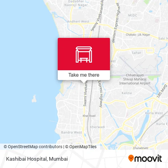 Kashibai Hospital map