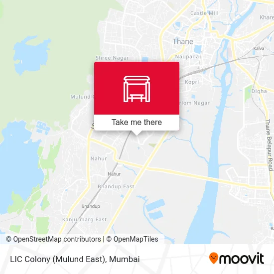 LIC Colony (Mulund E) map