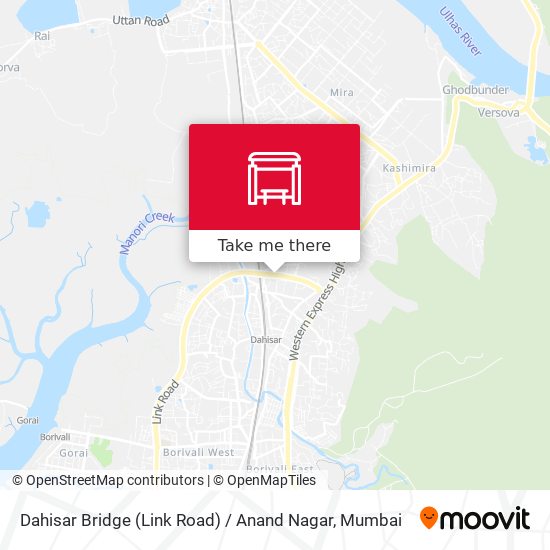 Dahisar Bridge (Link Road) / Anand Nagar map