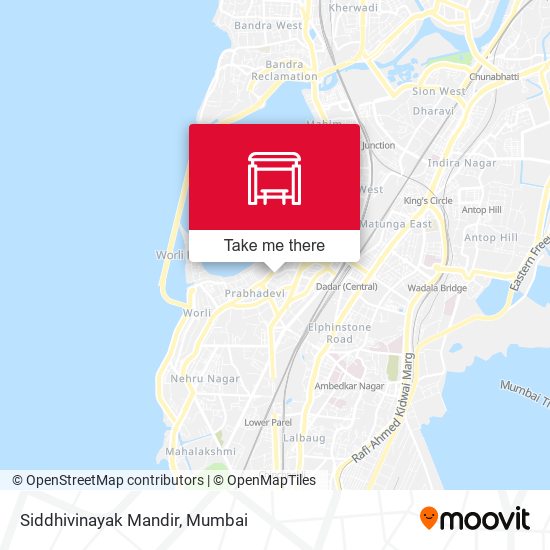 Siddhivinayak Mandir map