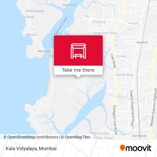 Kala Vidyalaya map