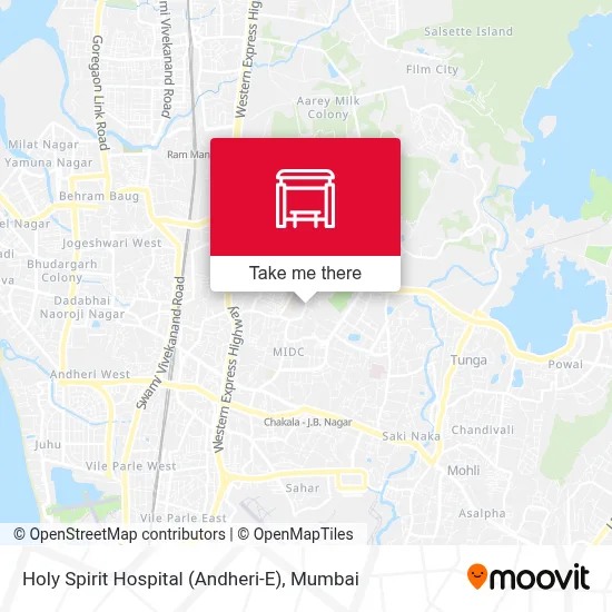 Holy Spirit Hospital (Andheri-E) map
