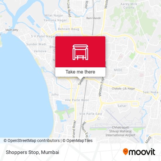 Shoppers Stop map