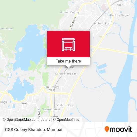 CGS Colony Bhandup map