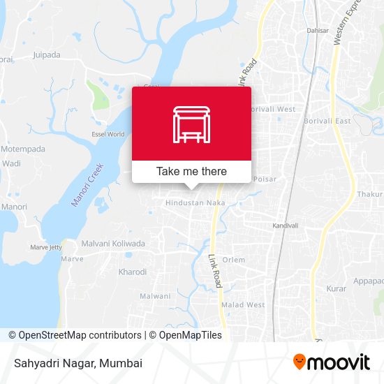 Sahyadri Nagar map