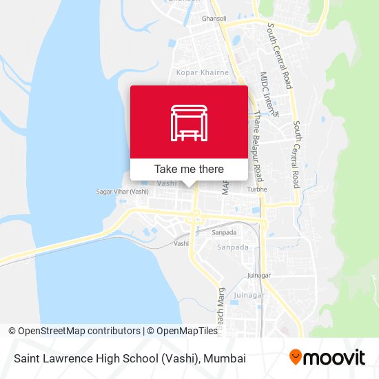 Saint Lawrence High School (Vashi) map