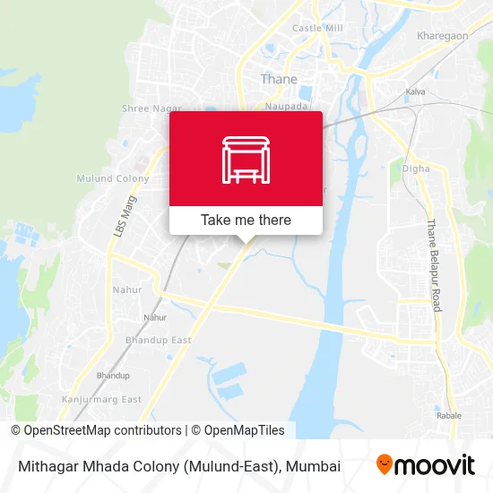 Mithagar Mhada Colony (Mulund-E) map