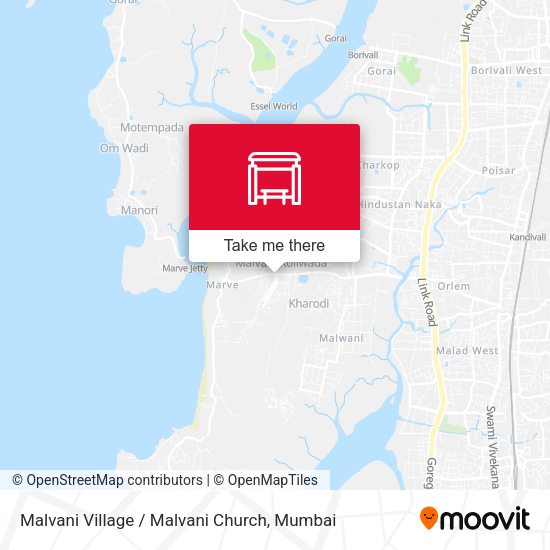 Malvani Village / Malvani Church map