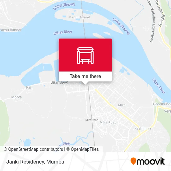 Janki Residency map