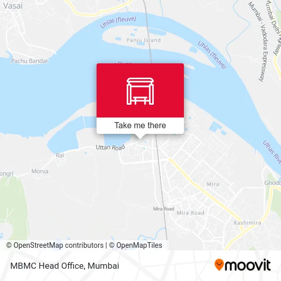 MBMC Head Office map