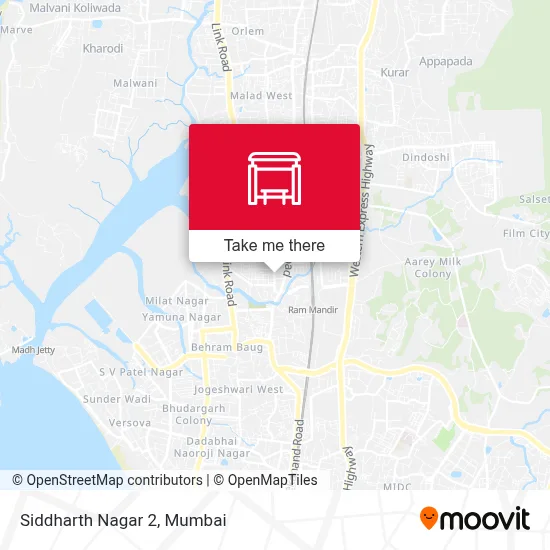 Siddharth Nagar 2 map