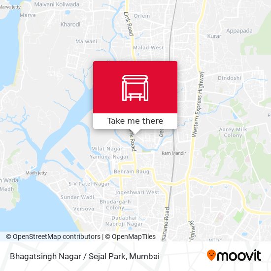 Bhagatsingh Nagar / Sejal Park map