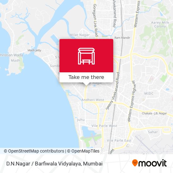 D.N.Nagar / Barfiwala Vidyalaya map