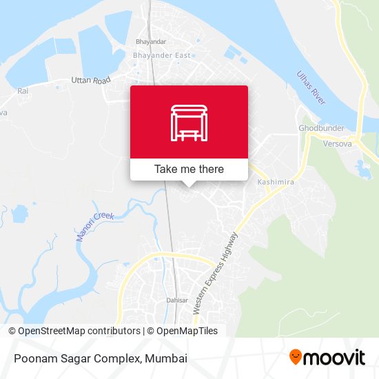Poonam Sagar Complex map