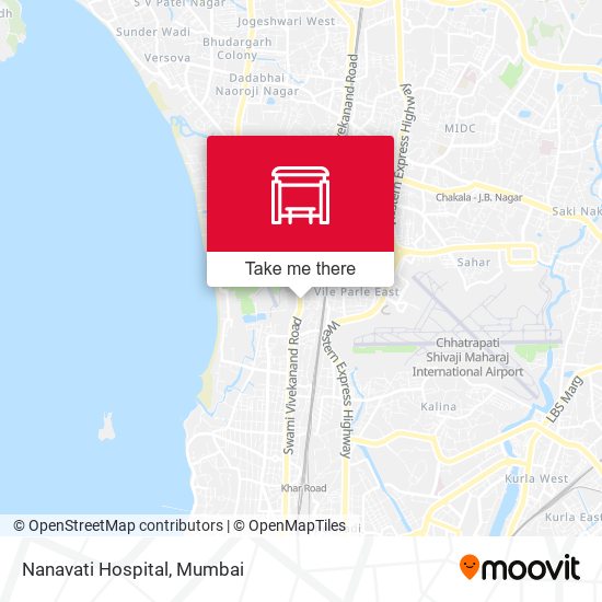 Nanavati Hospital map