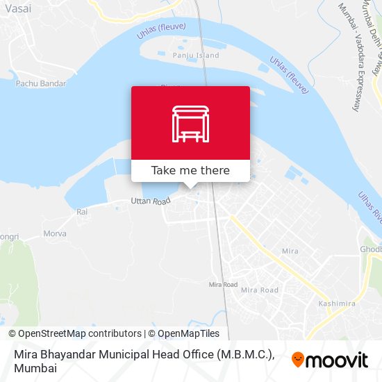 Mira Bhayandar Municipal Head Office (M.B.M.C.) map