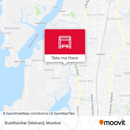 Buddhavihar (Malvani) map