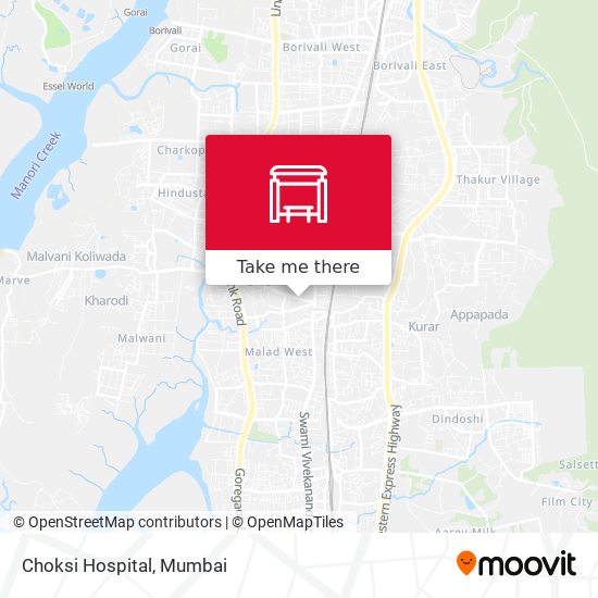 Choksi Hospital map