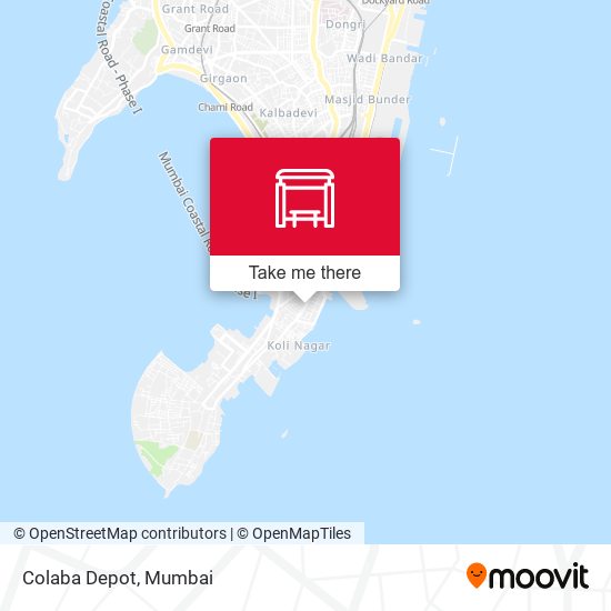 Colaba Depot map