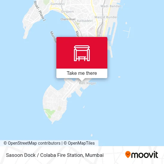 Sasoon Dock / Colaba Fire Station map