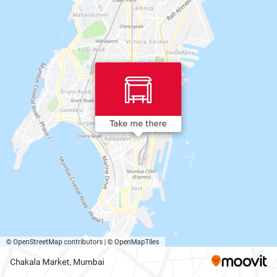 Chakala Market map