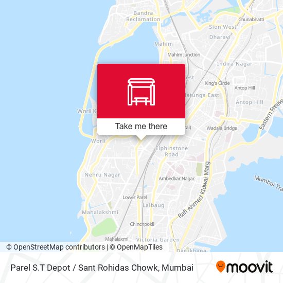 Parel S.T Depot / Sant Rohidas Chowk map