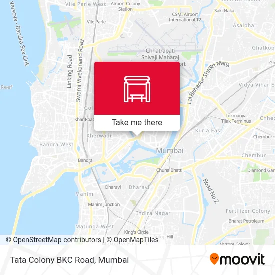 Tata Colony BKC Road map