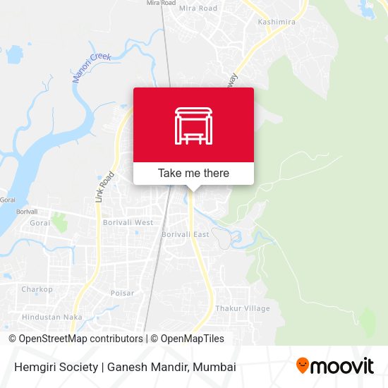 Hemgiri Society | Ganesh Mandir map